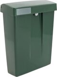 Intersteel Brievenbus groen - Wandbrievenbus - Landelijk - Kunststof - 175x330x466mm - 8714186289525