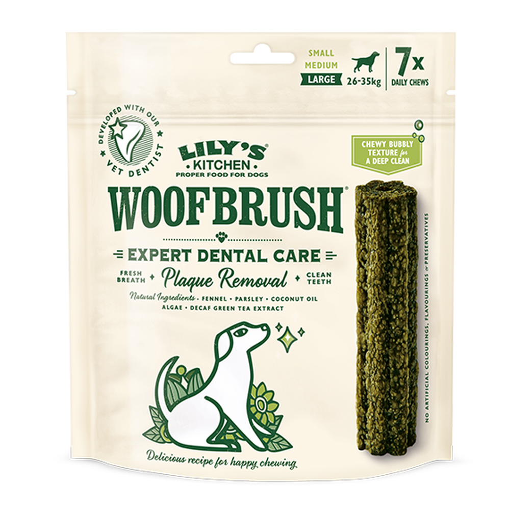 Lily's Kitchen Woofbrush Dental Chew Large - 7 stuks