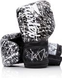 Fairtex BGV14PT Microfiber Bokshandschoenen - Art Collections - Painter Zwart/Wit 16 oz