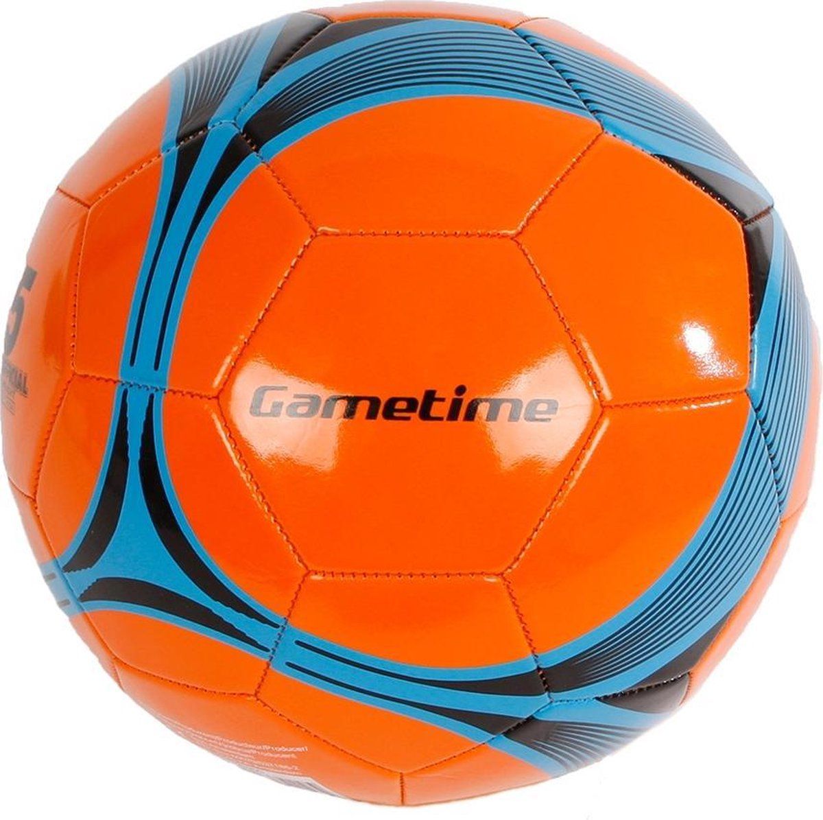 Game Time Voetbal PU/Synthetisch Oranje/Grijs 280 Gram