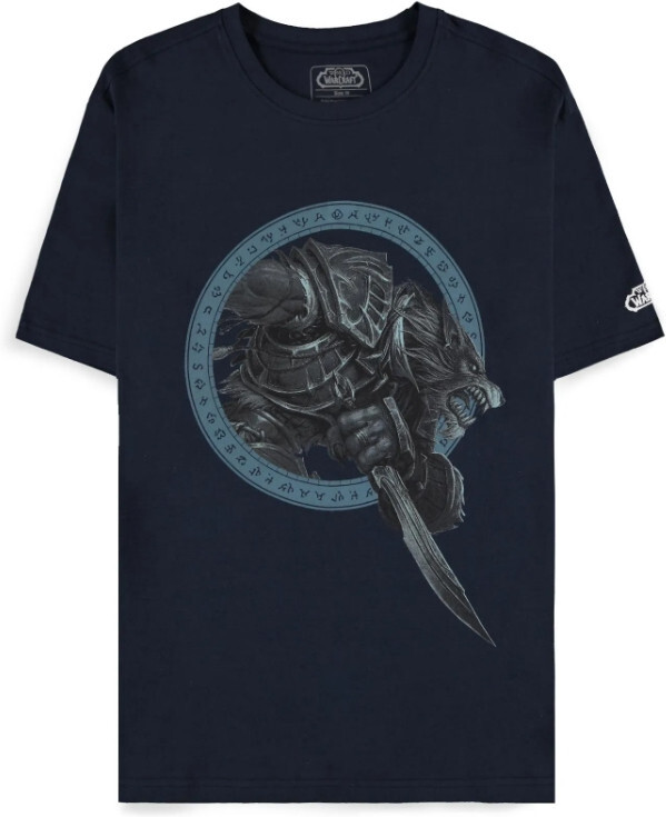 Difuzed world of warcraft - worgen - men's short sleeved t-shirt