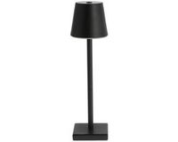 Firenze Oplaadbare Led Tafellamp Ip44 Zwart 38 Cm