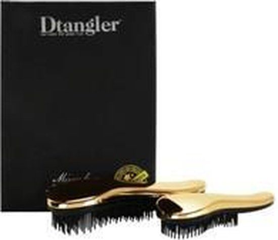 Dtangler Miraculous Gold Set - Gift Set Of Hair Brushes