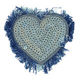 HKM 10236003 patches, stof, blauw, één maat