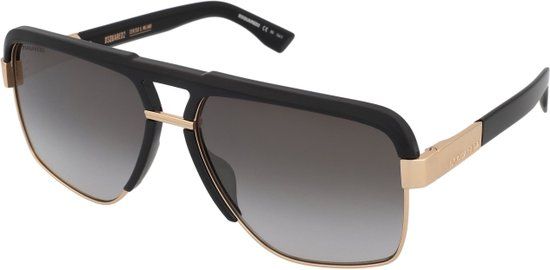 Dsquared2 D2 0084/S 2M2/FQ Zonnebril - Grijs - Goudkleurig - Vrouwen