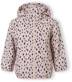 Minoti zomerjas meisjes softshell met capuchon - waterafstotend