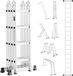 Vevor Multifunctionele Ladder Ladderframe 7-In-1 4 Treden 4600mm