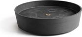 Ecopots Saucer Wheels - Dark Grey - Ø34,1 x H9 cm