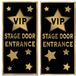 Merkloos Deur Banner - 2x - VIP Hollywood thema - kunststof - 76 x 150 cm