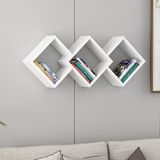 Stijlvolle wandplank, wit, 102 x 42 x 20 cm, 100% melamine gecoat deeltjesbord, 18 mm dik, perfect voor moderne woondecoratie en organisatie