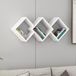 Stijlvolle wandplank, wit, 102 x 42 x 20 cm, 100% melamine gecoat deeltjesbord, 18 mm dik, perfect voor moderne woondecoratie en organisatie