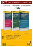 Kit Giurisprudenza Ragionata 2026: Civile, Amministrativo e Penale