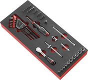 Facom Module | 1/4 SOCKET | FOAM | MOD 6PT MM | R.181 46PC