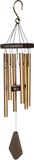 Art Bizniz Windgong 60 Cm Aluminium/hout Brons