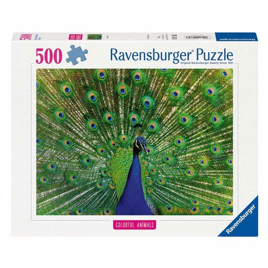 Ravensburger Peacock 500 stukjes Legpuzzel