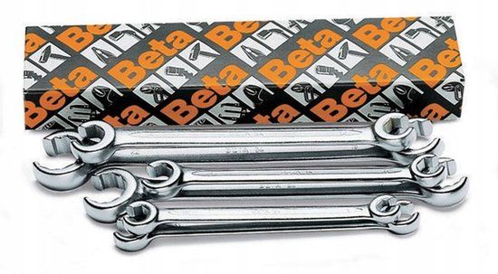 Beta dubbelzijdige dopsleutels 6-delig 8-22mm