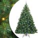 vidaXL Kunstkerstboom met 300 LED-lampjes, groen, 240 cm, PE en PVC