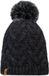 Buff Knitted Fleece Caryn Beanie, Dames, Zwart, One Size