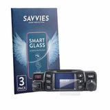 Savvies 3 Stuks Screenprotector - Geschikt voor Albrecht AE 5900 Mini - Beschermfolie Glas Transparant