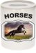 Bellatio Decorations Shoppartners Bv Dierenliefhebber Zwart Paard Spaarpot 9 cm Keramiek