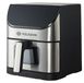 Volkshin Airfryer 1400W multifonctionnel noir Fenêtre visible et cuisson à un bouton Black B UNICA 22x32x26 cm laqué