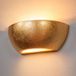 Lindby - Wandlamp - 1licht - gips, metaal - H: 9.5 cm - E14 - goud