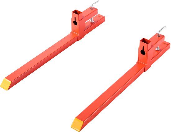 VEVOR Palletvorken, 907 Kg, Klemvorkdrager, 1090 mm Totale Lengte, Snelwisselvorken, Compatibel met Tractoraccessoires, Shovels en Compacte Laders