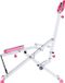 VEVOR Squat Machine voor Diepe Squats, Opvouwbare Trainingsapparatuur, Glute Trainer met 5-standen Verstelbare Zitting, Thuistrainingsapparatuur voor Bilspieren en Benen, Glute Machine Wit-Roze