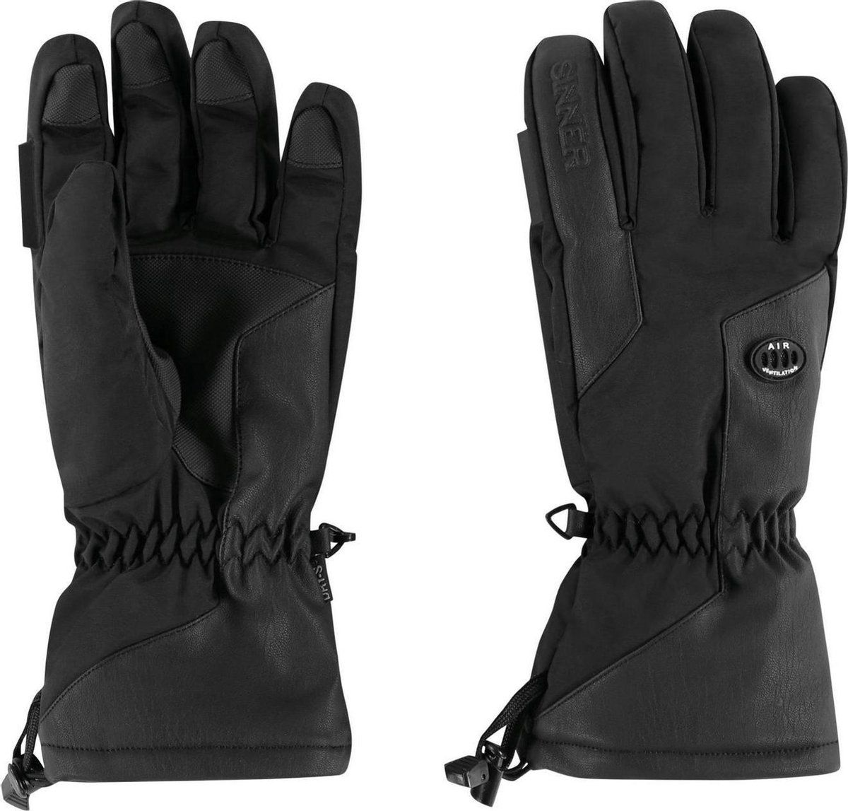 Sinner Alps Wintersporthandschoenen Dames - Maat M (7) - Zwart