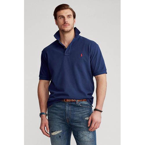 POLO Ralph Lauren Big & Tall +size regular fit polo donkerblauw