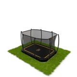 Avyna Inground Trampoline met Veiligheidsnet 275 x 190 cm - Zwart