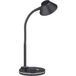 BES LED Trion Berony Tafellamp - 3W - Warm Wit - Rond - Flexibele Arm - Mat Zwart