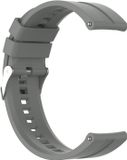 Merkloos / Sans marque DRAGON ECOM INTERNATIONAL LIMITED Horlogeband 22 mm Grijs Siliconen Geschikt voor Garmin/Huawei/Samsung Galaxy Watch