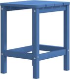 vidaXL Adirondack Tuintafel 38x38x46 cm HDPE Aquablauw