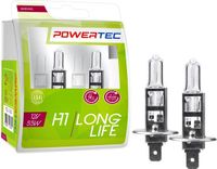 M-Tech Powertec H1 12V Long Life Set Wit Halogeenlampen 2 Stuks