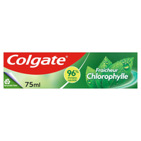 Colgate Chlorofyl Dentifrice, fraîcheur intense, tube de 75 ml
