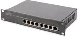 Digitus DN-95317-1 Unmanaged Gigabit Ethernet PoE+ Network Switch - 8 Ports - 80W - Grey
