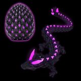 oCreon 3D draak in ei 3D bedrukte lichtgevend drakenei - Speelgoed
