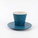 IDRINK® - RPET kopje, schotel en theelepelset | Leuk en schattig ecologisch vriendelijk cadeau | (POLYGON)