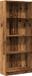 vidaXL Boekenkast 60x24x143 cm bewerkt hout oud houtkleurig