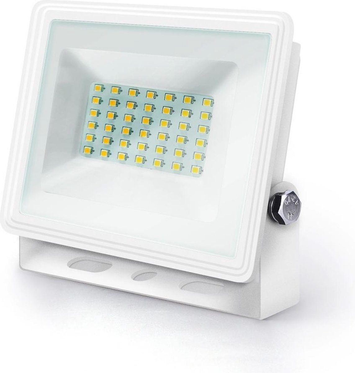 Aigostar Buitenlamp wit | LED 30W=270W halogeen schijnwerper | daglichtwit 6400K | waterdicht IP65