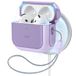 ESR Housse pour AirPods 4, compatible avec AirPods 4ème génération (2024) (USB-C | Compatible avec AirPods 5ème/4ème (USB-C), housse de protection avec cordon, fermeture magnétique, Orbit Hybrid