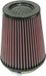 K&N RP-4980 Universeel filter - carbonvezel top - 102mm aansluiting, 137mm bodem, 102mm top, 165mm hoogte