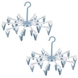 Sokkendroger - Haken - 360° draaibaar - Blauw