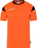 Uhlsport Squad 27 Shirt Korte Mouw Heren - Fluo Oranje / Zwart | Maat: 3XL