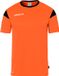 Uhlsport Squad 27 Shirt Korte Mouw Heren - Fluo Oranje / Zwart | Maat: 3XL