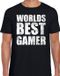 Shoppartners Bv Worlds Best Gamer / Werelds Beste Gamer Cadeau T-shirt Zwart Heren L