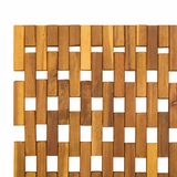vidaXL Badmatten Naturel 95 x 140 cm Massief Acacia Hout
