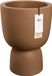 Elho Amber Coupe Round 35 - Bloempot voor Binnen & Buiten - 100% Gerecycled Plastic - Ø 34.9 x H 49.0 cm - Karamel