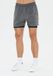 Virtus 2-in-1-Shorts Zayne V2 donkergrijs XL